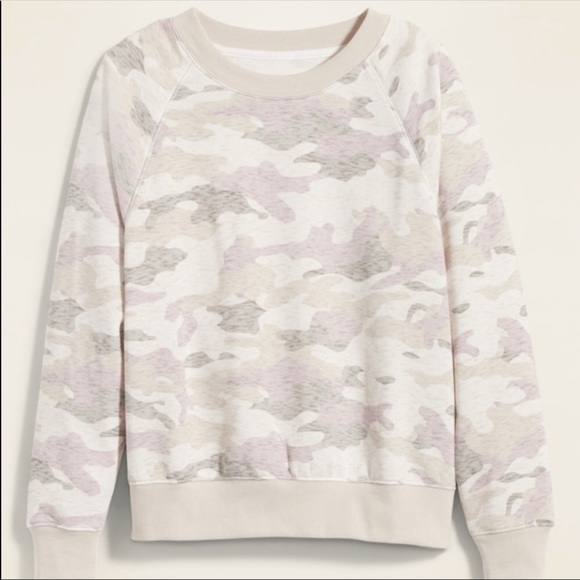Nwt Old Navy Vintage Camo Crew Neck 